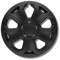 Radkappen 14 Zoll - Schwarze Radzierblenden 4er-Set von 13-16 Zoll - Topas Radblenden für die meisten Automarken und Stahlfelgen - Zierkappen in Schwarz oder Silber - Felgenabdeckung für Autofelgen