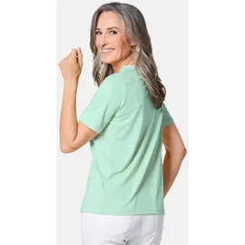 GOLDNER Kurzgröße Knitterarmes Shirt mintgrün 26