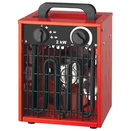 SHX Industrie-Heizlüfter 2000 W rot/schwarz