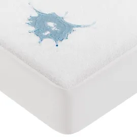 VOUNOT Matratzenschoner 2er-Set 180 x 200 cm wasserdicht atmungsaktiv weiß