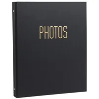 Exacompta Fotoalbum Office By Me 32x26 60 schwarze Seiten 32x26x4 cm