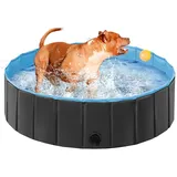 Hundepool Hund Swimmingpool Doggy Pool Faltbare Hundebad Planschbecken Badewanne