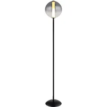 GLOBO Stehlampe Stehleuchte Standlampe Glaskugel rauch Wohnzimmerlampe LED H 152 cm
