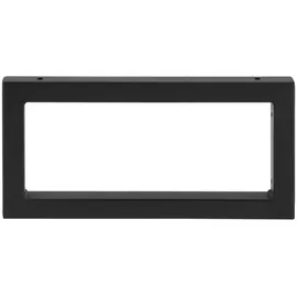 [en.casa] Wandkonsole-Set, Schwarz versch. Größen