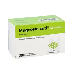 Magnesiocard 2,5 mmol Filmtabletten