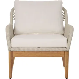 Mendler Gartengarnitur HWC-H56b 7-tlg. Creme