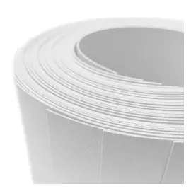 zaunzu® Sichtschutzstreifen 2,55 m weiß PP 10 St.