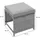 Mendler Hocker Poly-Rattan 2er-Set 0 x 0 x 0 cm Schwarz