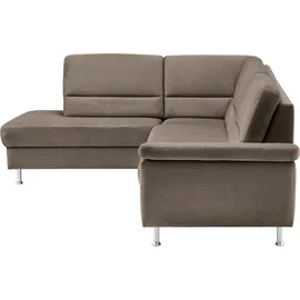CALIZZA INTERIORS »Onyx L-Form«, Ottomane links oder rechts, wahlweise mit Bettfunktion, Breite 257 cm