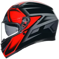 AGV K3 Compound Integralhelm - Schwarz/Rot / M