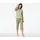 SCHIESSER Pyjama Grün/Weiß 44