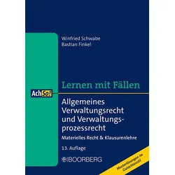 Allgemeines Verwaltungsrecht und Verwaltungsprozessrecht