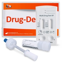 self-diagnostics Drogentest Speichel Multi 6-1 Drogenschnelltest Kit zum Nachweis von 6 Drogen im Speichel