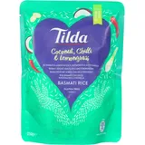 Tilda Basmatireis gedämpft mit Kokosnuss, Chilli Zitronengras Basmati Rice 250g