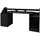 ML-Design Schreibtisch Schwarz, 55x90.6x179.8 cm Arbeitszimmer, Schreibtische, Gaming-Tische