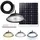 LUXULA Solar Hängeleuchte LED 6W 500lm IP44 schwarz inkl. Fernbedienung
