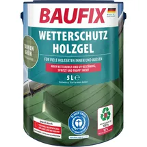baufix Wetterschutz-Holzgel Tannengrün seidenglänzend 5 l