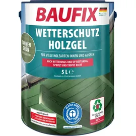 baufix Wetterschutz-Holzgel Tannengrün seidenglänzend 5 l