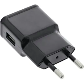 InLine InLine® USB Ladegerät Single, Netzteil, 100-240V zu 5V/1,2A, schwarz