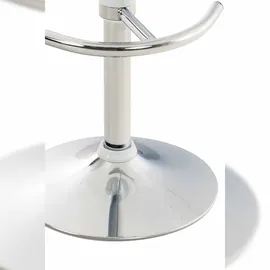 CLP 2er Set Barhocker Saddle weiß