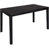 PROGARDEN Sumatra Gartentisch 138 x 78 x 72 cm anthrazit