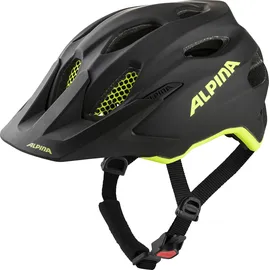 Alpina Carapax Jr. Flash 51-56 cm Kinder black/neon yellow matt 2022