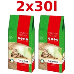 JRS Cats Best Eko Plus - Klumpstreu aus Holz 2x30l / 26kg
