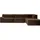 Tikamoon Quinto Ecksofa 3-4 Sitzer braun