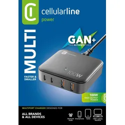 MULTIPOWER MAGNUS 100W 4-Port-GaN-Netzladegerät 100W