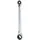 BRILLIANT TOOLS Doppel-Ratschenringschlüssel 4 in 1 10 x 13, 17 x 19 mm