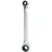 BRILLIANT TOOLS Doppel-Ratschenringschlüssel 4 in 1 10 x 13, 17 x 19 mm