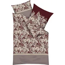 KAEPPEL Kaeppel, Single Jersey Bettwäsche, Tika burgund