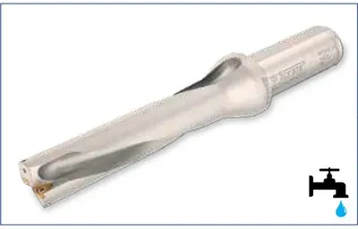 Vollbohrer mit Innenkühlung 32mm Durchmesser für Wendeplatten WCM- 06T3 U792TM