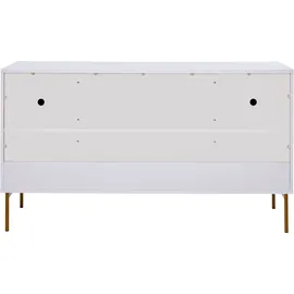 Jahnke »CARVE SB 150«, (1 St.), Sideboard, raffiniertes Design, edler Gold-Look, Breite 150 cm