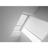 VELUX Jalousette manuell Uni weiss 7001, 65x124 cm Y35 7001S, Weiß, 65 x 124 - 7001S, Farbe Schiene: Aluminium,