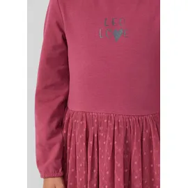 s.Oliver Kurzes Kleid mit Mesh-Rock und Glitzerprint - 104