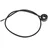 Alphacool Temperatursensor G1/4 IG/IG mit AG Adapter - Deep Black