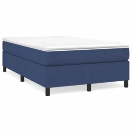 vidaXL Boxspringbett 120 x 200 cm Blau