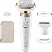Braun Silk-épil 9 Flex 9-041 3D Weiß/Gold