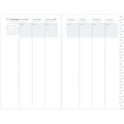 Buchkalender Plan Week Ersatzeinlage 16x24cm 2025