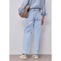 STREET ONE Damen, Gr. 32, Länge 26, ultra bleached wash, Jeans, 98% Baumwolle, 2% Elasthan, unifarben, 7/8-Länge, Jeans, aus Baumwolle mit Stretch