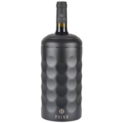 PRIMØ germany Wein- und Sektkühler I Flaschenkühler I Weinkühler mit Deckel aus Edelstahl schwarz