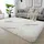 OTTO home Hochflor-Teppich OTTO HOME "Micro exclusiv Teppich, sehr hoher Flor, weich durch Mikrofaser" Gr. 8, beige (creme), B:300cm H:78mm L:400cm, Kunstfaser, Teppiche, sehr weich, flauschig, uni, Wohnzimmer, Schlafzimmer, Kinderzimmer