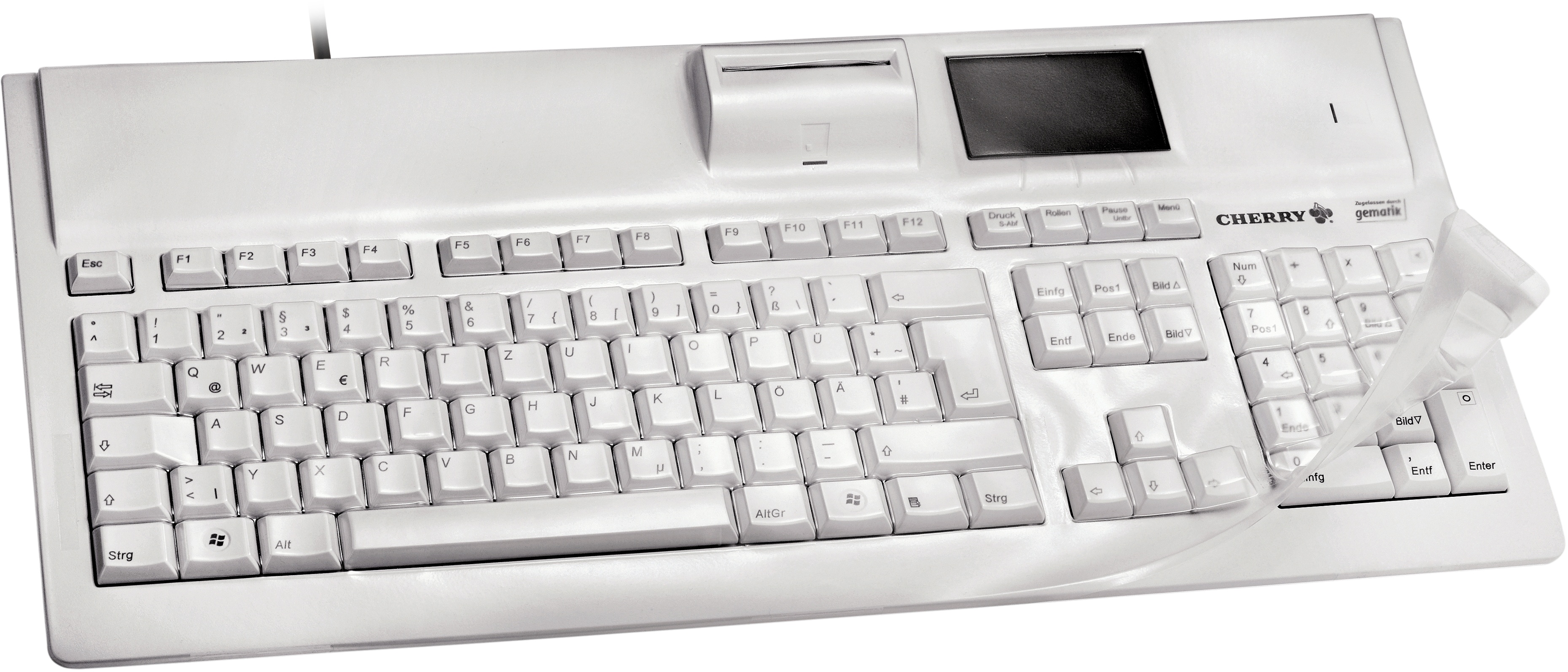 CHERRY ABDECKFOLIE "WetEx" MATT 6105 Flexible Tastatur-Schutzfolie