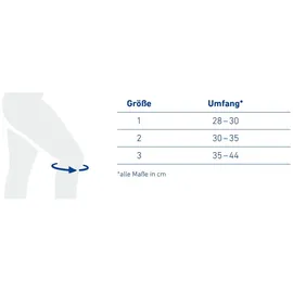 Bauerfeind GenuPoint, schwarz, Größe 3, Größe 3 (1er Pack)