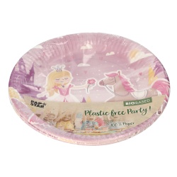 Papstar Pappteller, Fairytale Princess, 23 cm 88583 , 1 Packung = 10 Stück
