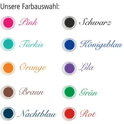 ONLINE® Tintenpatronen für Füller braun