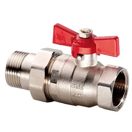 HSE Armaturen Kugelhahn 3/4'' I/a mit Flügelgriff und Verschraubung
