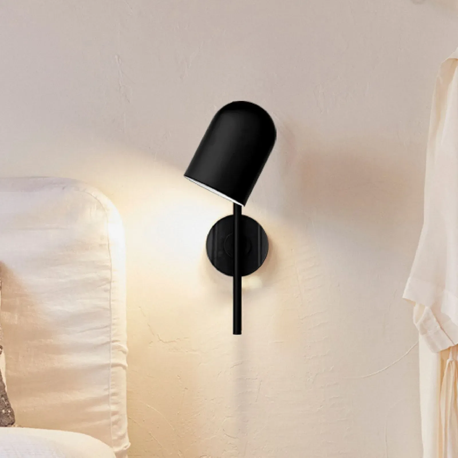 Wandleuchte AYTM, Luceo, dimmbar, Schwarz, für Wohnzimmer, Metall, Design - 45