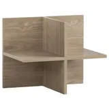 Proregal Regalkreuz Swan HxBxT 38x48x33cm | Eiche/Weiß | Büroschrank von